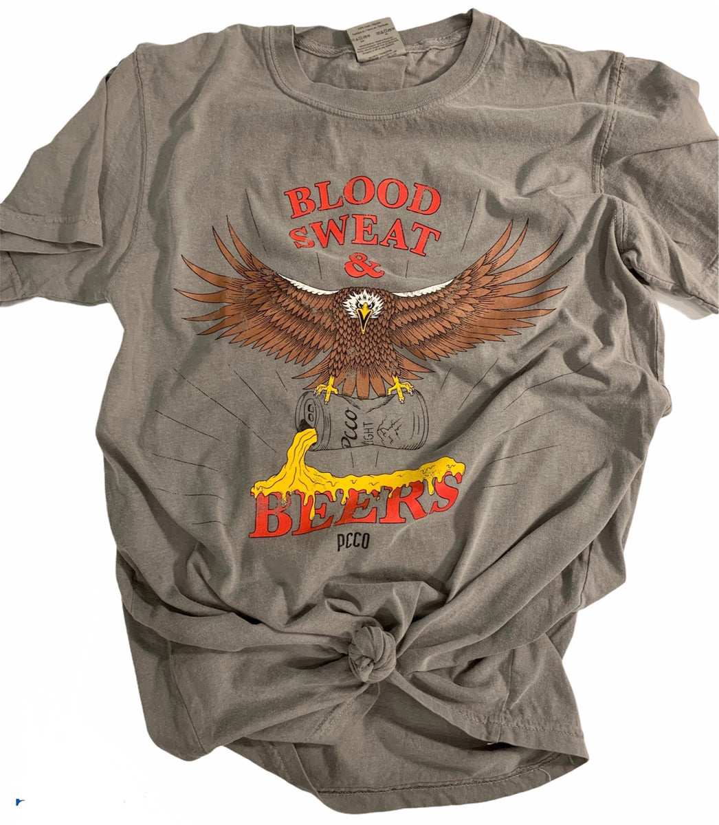 Blood Sweat & Beers (Front Design) – PinkCactusCo