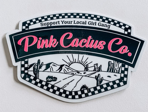 Pink Cactus Co. Sticker